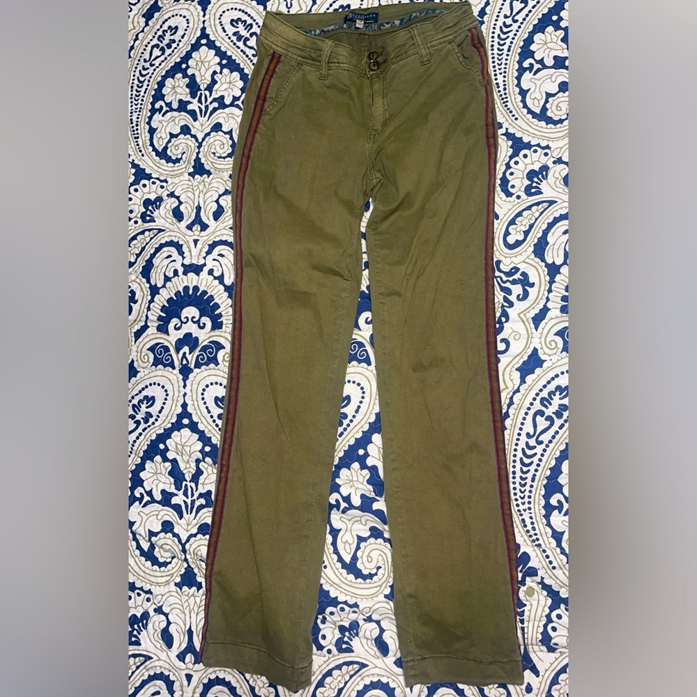 Coloured Stripped Jeans